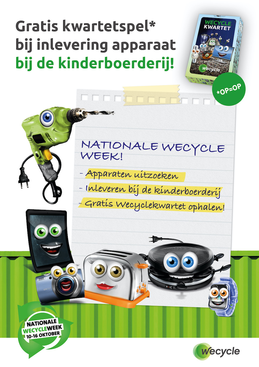 Posters - Kinderboerderij nationale wecycle week3